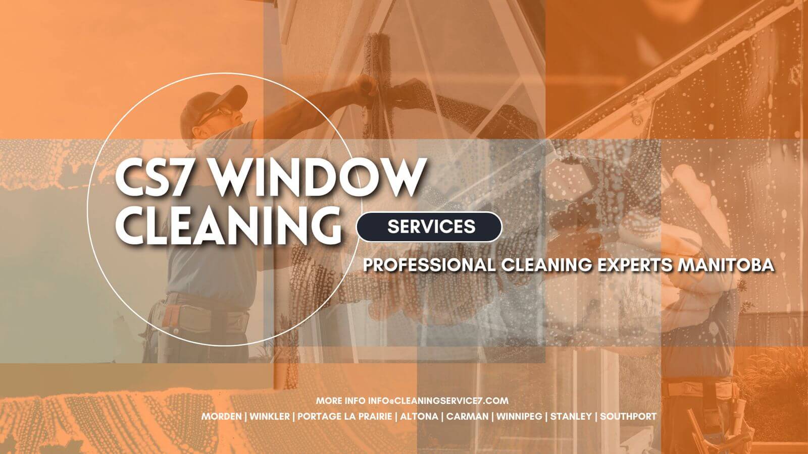 Streak-free window cleaning service by experts in Manitoba