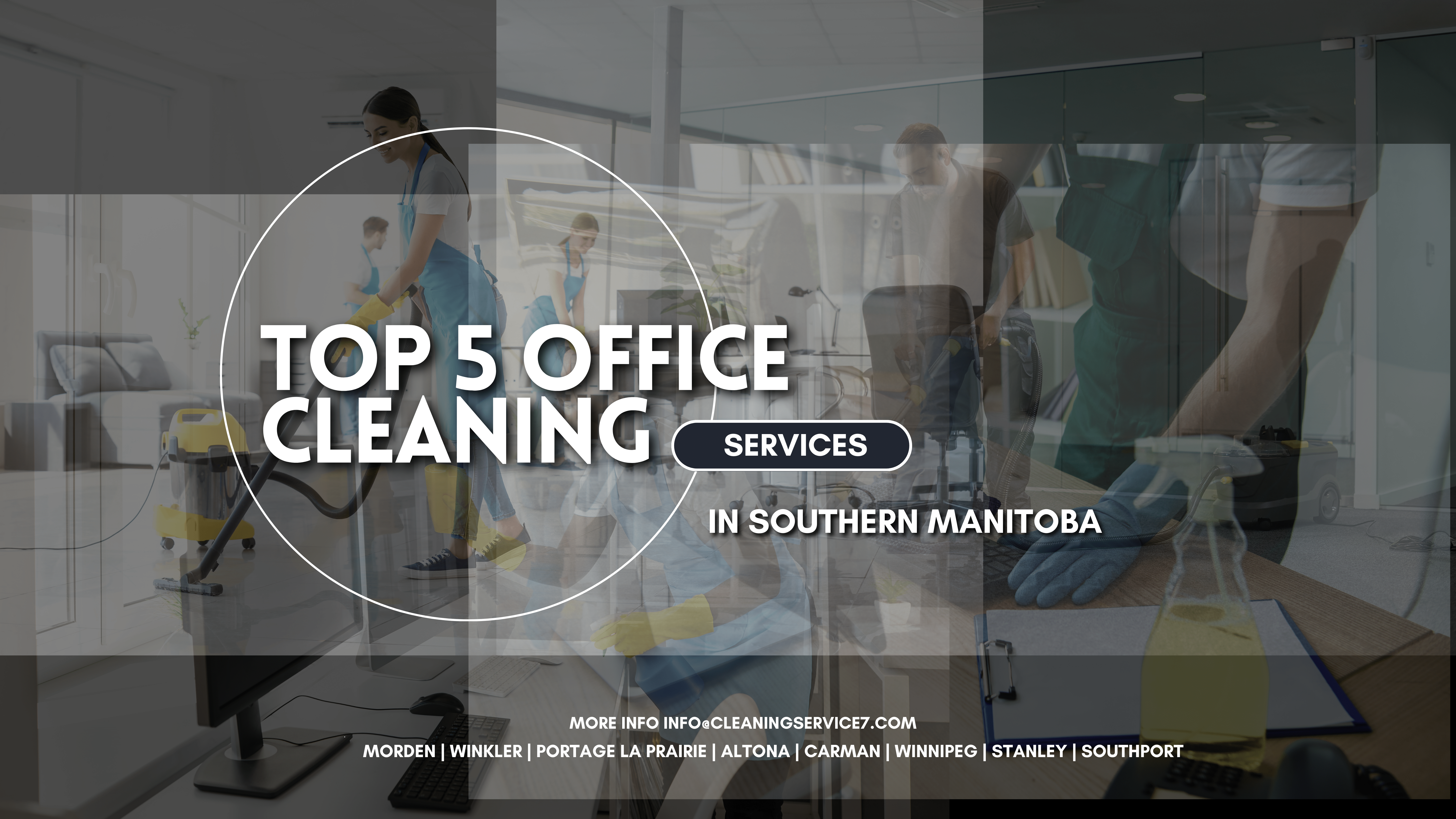 Top Office Cleaning Services in Southern Manitoba - Professional cleaners at work