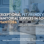 Exceptional Pet Friendly Janitorial Services in Southern Manitoba 3 Professional cleaner providing pet friendly janitorial services in Southern Manitoba, ideal for homes and businesses.