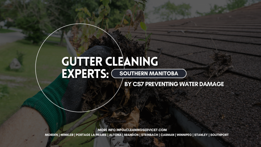 Gutter Cleaning to Prevent Water Damage in Southern Manitoba