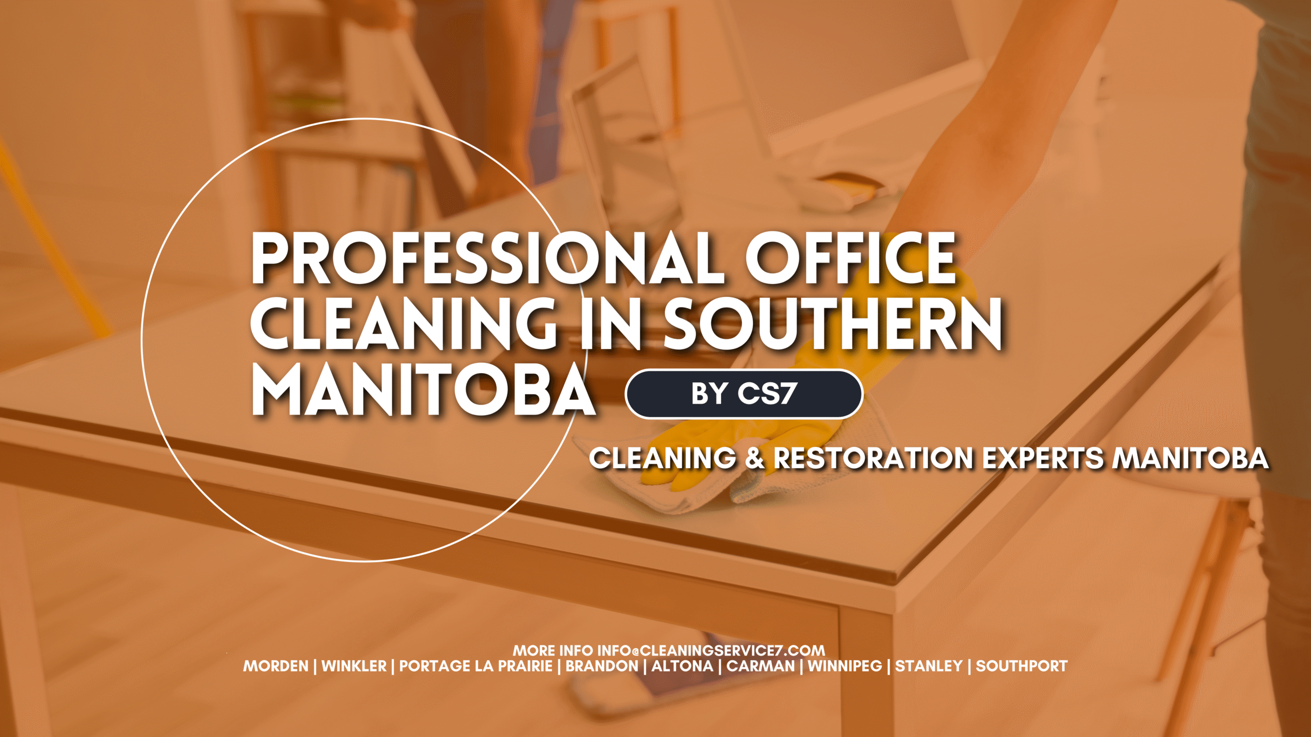 Professional Office Cleaning in Southern Manitoba 1 A clean and organized office space in Southern Manitoba showcasing professional office cleaning.