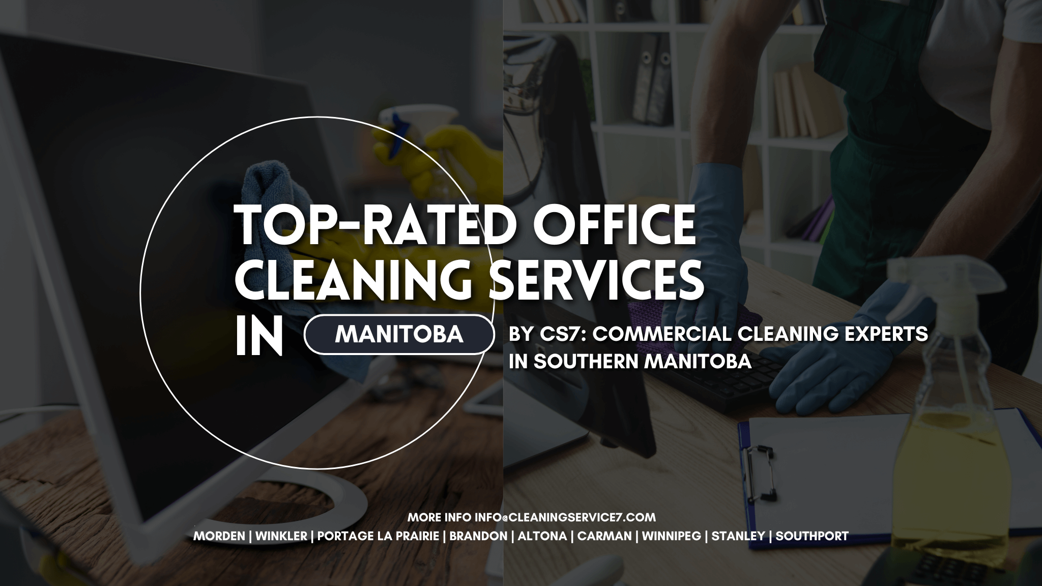 Top-Rated Office Cleaning Services in Manitoba 1 A clean and organized office space showcasing professional cleaning services in Manitoba.