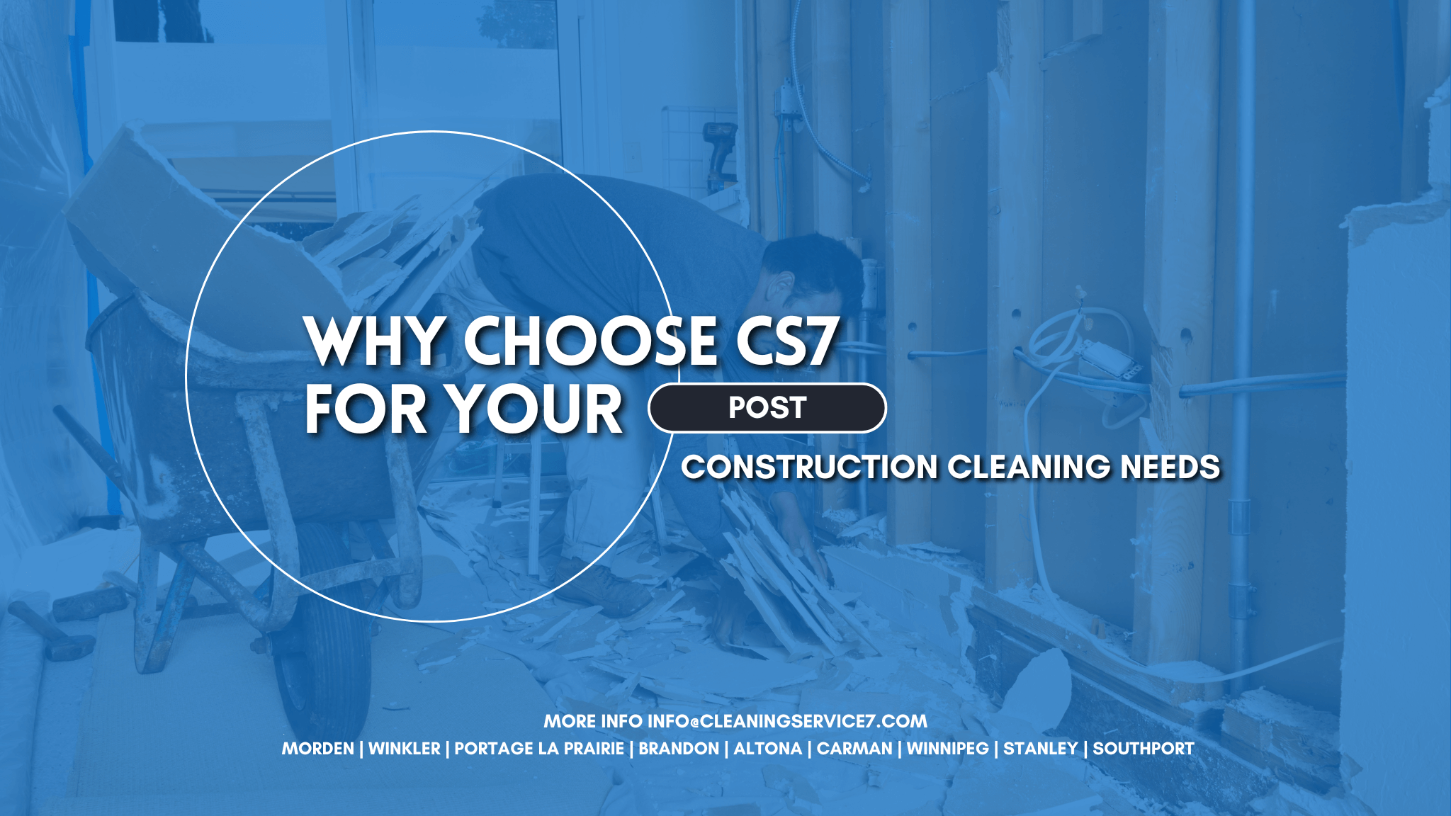 Why Choose CS7 for Your Post Construction Cleaning Needs 1 A clean and organized post-construction site, showcasing CS7's expertise in janitorial services.