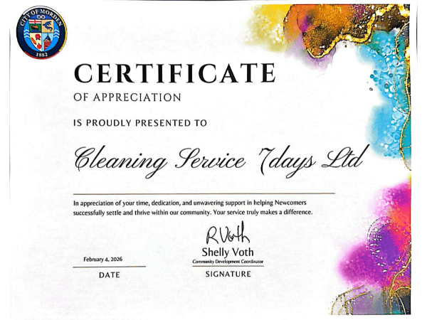 Home 58 mold certificate 3