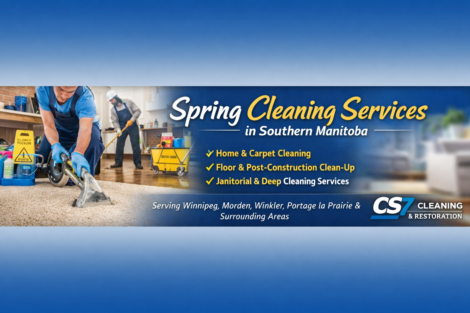 Spring Cleaning Services in Southern Manitoba | CS7 Cleaning Services 1 Spring cleaning services in Manitoba